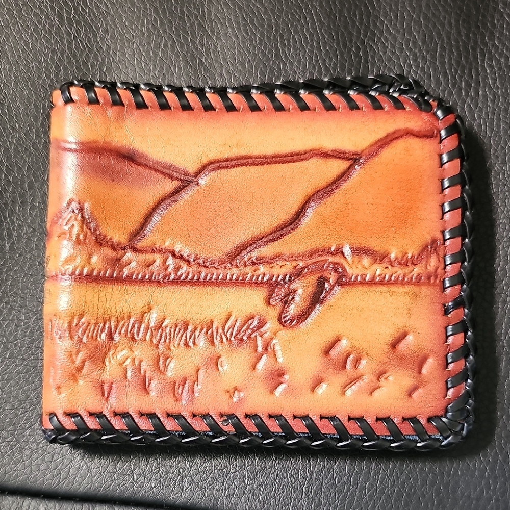 Artisan Tooled Leather Billfold